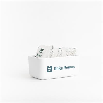 PORTABUSTINE ZUCCHERO CUBE BIANCO TEXTURE