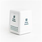 PORTATOVAGLIOLI BIFACCIALE CUBE BIANCO TEXTURE